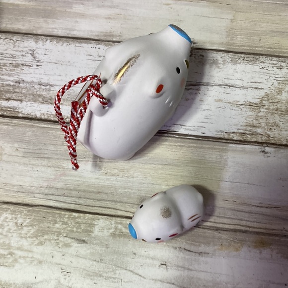 Lucky pig bell with baby piglet - Picture 4 of 6